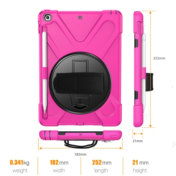 İPad 9.7,2017 İPad 9.7 2018 Kalem Yerli Standlı Zırh Kılıf/shockproof case-(5775) 4 İPad 9.7,2017 İPad 9.7 2018 Kalem Yerli Standlı Zırh Kılıf/shockproof case-(5775) - Görsel 4