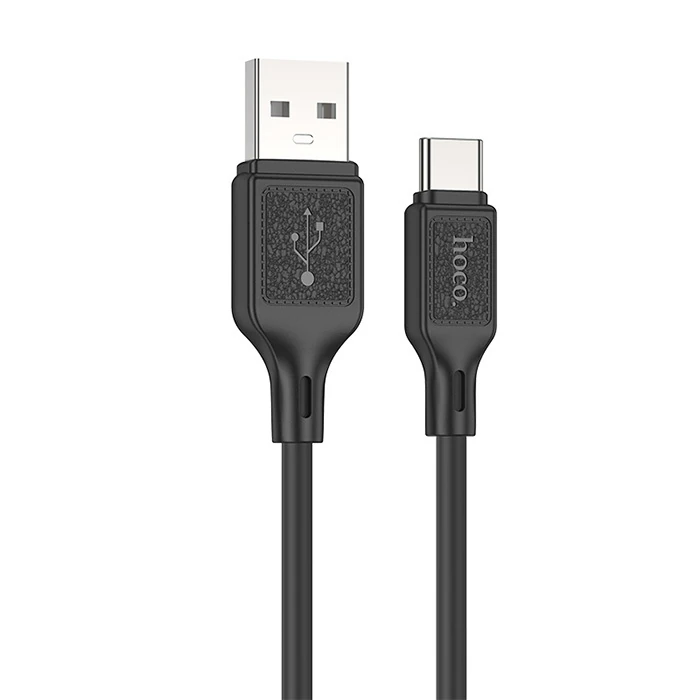 HOCO X90 USB to Type-C 3A Silikon Hızlı Şarj ve Data Kablosu-(5775) 2 HOCO X90 USB to Type-C 3A Silikon Hızlı Şarj ve Data Kablosu-(5775) - Görsel 2