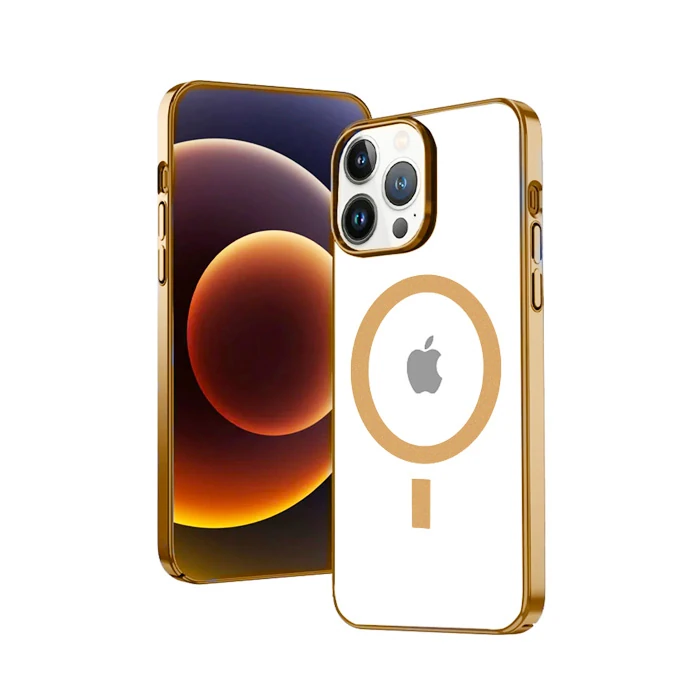 Ally iPhone 13 Pro 6.1inç Magsafe Uyumlu Renkli Kenar Silikon Kılıf 1 Ally iPhone 13 Pro 6.1inç Magsafe Uyumlu Renkli Kenar Silikon Kılıf