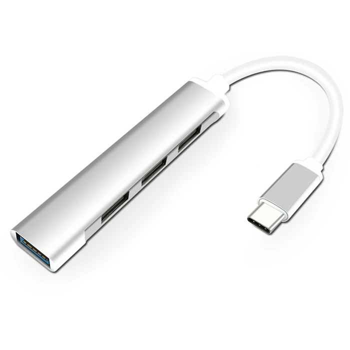 Ally S-803 4in1 Type-C to 4x USB3.0 HUB Çoğaltıcı Çevirici Dönüştürücü Adaptör-(5775) 1 Ally S-803 4in1 Type-C to 4x USB3.0 HUB Çoğaltıcı Çevirici Dönüştürücü Adaptör-(5775)