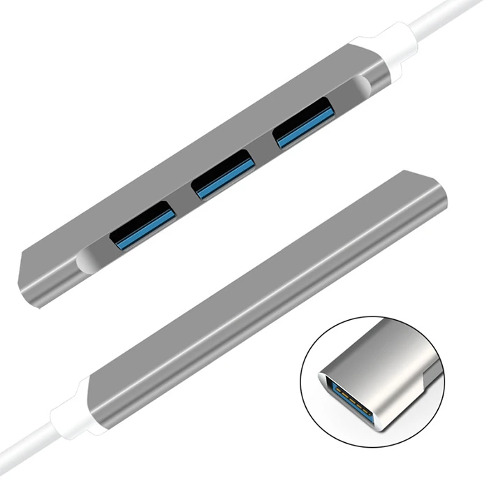 Ally S-803 4in1 Type-C to 4x USB3.0 HUB Çoğaltıcı Çevirici Dönüştürücü Adaptör-(5775) 3 Ally S-803 4in1 Type-C to 4x USB3.0 HUB Çoğaltıcı Çevirici Dönüştürücü Adaptör-(5775) - Görsel 3