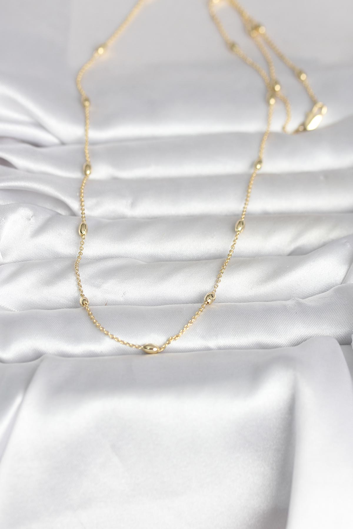 CM 14K Gold Renk Damla Topçuk Model Zincirli 60 cm Kadın Kolye 5886 2 CM 14K Gold Renk Damla Topçuk Model Zincirli 60 cm Kadın Kolye 5886 - Görsel 2