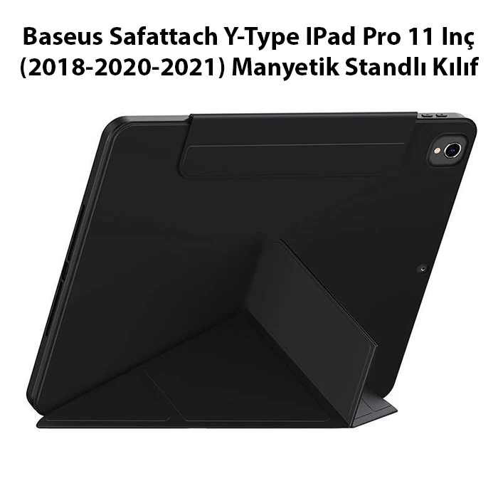 Baseus Safattach Y-Type IPad Pro 11 Inç (2018-2020-2021) Manyetik Standlı Kılıf 2 Baseus Safattach Y-Type IPad Pro 11 Inç (2018-2020-2021) Manyetik Standlı Kılıf - Görsel 2