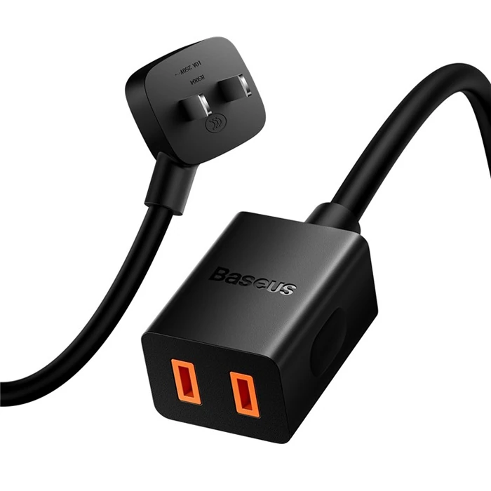 BASEUS PowerCombo Mini Power Strip 1AC 10 m Güç Kablosu /EU + UK Fiş Adaptörleri Dahil 1 BASEUS PowerCombo Mini Power Strip 1AC 10 m Güç Kablosu /EU + UK Fiş Adaptörleri Dahil