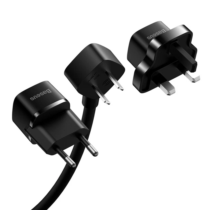 BASEUS PowerCombo Mini Power Strip 1AC 10 m Güç Kablosu /EU + UK Fiş Adaptörleri Dahil 2 BASEUS PowerCombo Mini Power Strip 1AC 10 m Güç Kablosu /EU + UK Fiş Adaptörleri Dahil - Görsel 2