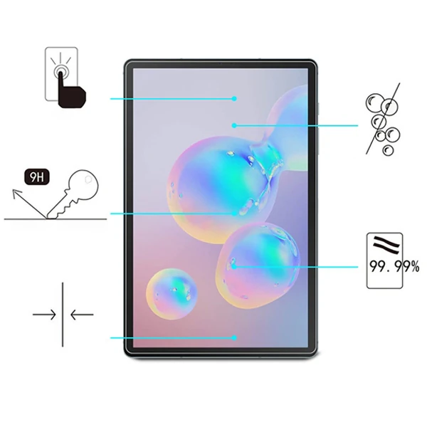 ALLY Sm Galaxy Tab S8 Plus S7 Plus Tempered Kırılmaz Cam Ekran Koruyucu 2 ALLY Sm Galaxy Tab S8 Plus S7 Plus Tempered Kırılmaz Cam Ekran Koruyucu - Görsel 2