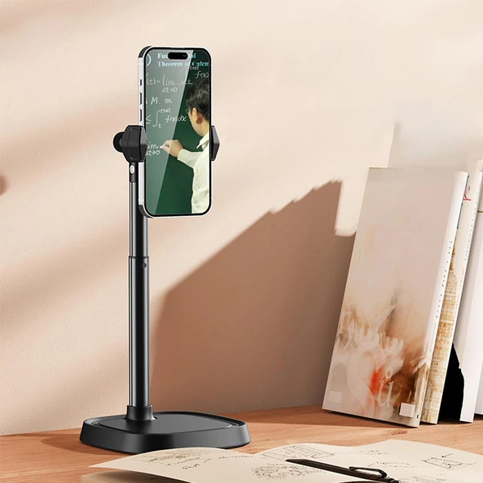 ALLY T8 360° Dönebilen Yükseklik Ayarlı Masa Üstü Telefon Tutucu-(5775) 2 ALLY T8 360° Dönebilen Yükseklik Ayarlı Masa Üstü Telefon Tutucu-(5775) - Görsel 2