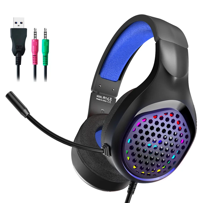 XMOWi R1 Gaming Mikrofonlu RGB Oyuncu Kulaklığı PC- Dizüstü Ve Ps4 1 XMOWi R1 Gaming Mikrofonlu RGB Oyuncu Kulaklığı PC- Dizüstü Ve Ps4