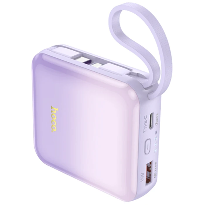 HOCO Q23 Blade 10000mAh 22.5W+PD20W Kablolu Powerbank 1 HOCO Q23 Blade 10000mAh 22.5W+PD20W Kablolu Powerbank