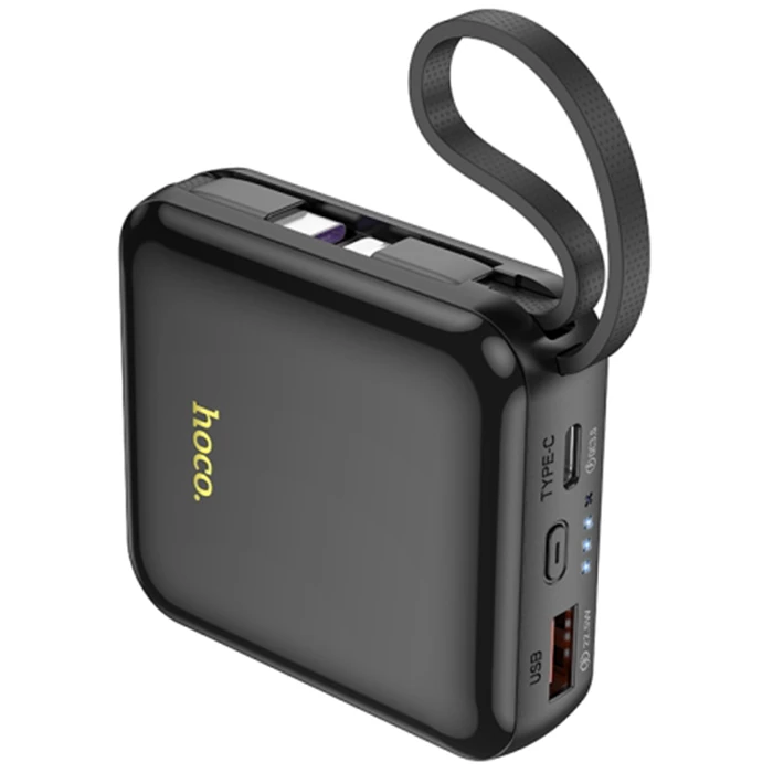 HOCO Q23 Blade 10000mAh 22.5W+PD20W Kablolu Powerbank 2 HOCO Q23 Blade 10000mAh 22.5W+PD20W Kablolu Powerbank - Görsel 2