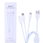 Ally Ma039-A Usb-Type-C, Micro Usb & Lightning 3in1 Usb Kablo-(5775)
