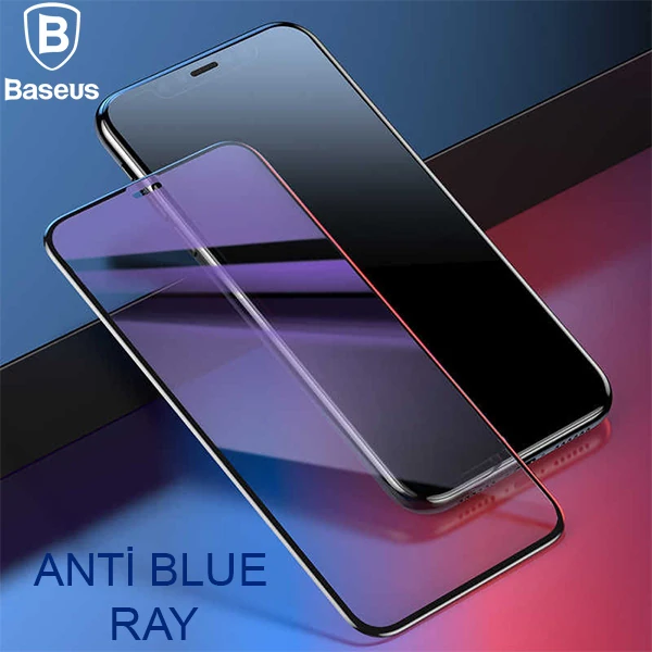 Baseus İphone 11 Pro Max 0.20mm Anti Blue Ray Tam Ekran Koruyucu 1 Baseus İphone 11 Pro Max 0.20mm Anti Blue Ray Tam Ekran Koruyucu