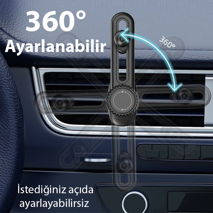 ALLY B099 Ayarlanabilen Araç Içi Havalandirma Telefon Tutucu-(5775) 2 ALLY B099 Ayarlanabilen Araç Içi Havalandirma Telefon Tutucu-(5775) - Görsel 2