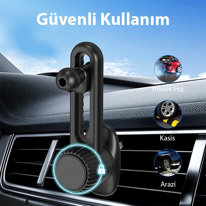 ALLY B099 Ayarlanabilen Araç Içi Havalandirma Telefon Tutucu-(5775) 3 ALLY B099 Ayarlanabilen Araç Içi Havalandirma Telefon Tutucu-(5775) - Görsel 3