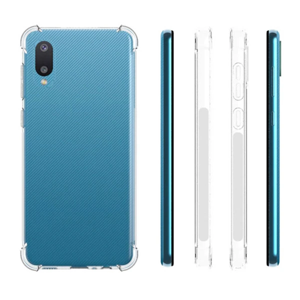 SM Galaxy A02 - M02 Anti-Drop Shockproof Darbe Emici Silikon Kılıf 2 SM Galaxy A02 - M02 Anti-Drop Shockproof Darbe Emici Silikon Kılıf - Görsel 2