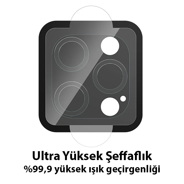 ALLY İPhone 13 Pro-13 Pro Max Tempered Glass Cam Kamera Koruyucu 4 ALLY İPhone 13 Pro-13 Pro Max Tempered Glass Cam Kamera Koruyucu - Görsel 4