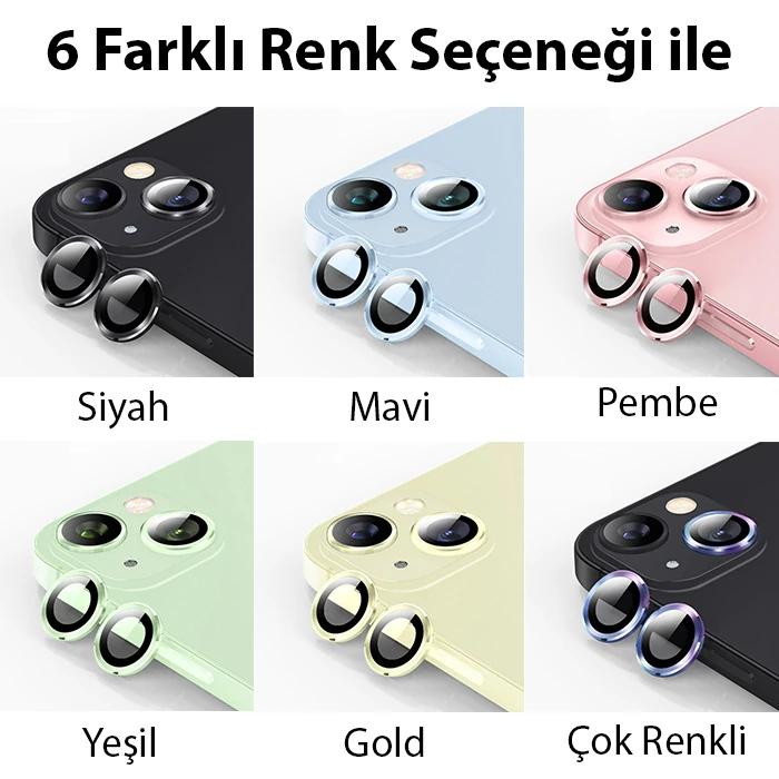 ALLY iPhone 15/15 Plus Tempered Kamera Lens Koruma Camı-(5775) 4 ALLY iPhone 15/15 Plus Tempered Kamera Lens Koruma Camı-(5775) - Görsel 4