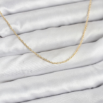 CM 14K Gold Renk Burgu Model 60 cm Kadın Kolye 5886
