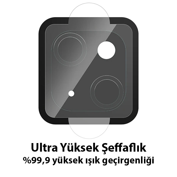 ALLY İPhone 13-13 Mini Tempered Glass Cam Kamera Koruyucu 4 ALLY İPhone 13-13 Mini Tempered Glass Cam Kamera Koruyucu - Görsel 4