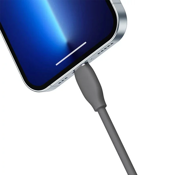 Baseus Jelly Liquid USB to iPhone Lightning 2.4A Hızlı Şarj Kablosu 1.2m-(5775) 3 Baseus Jelly Liquid USB to iPhone Lightning 2.4A Hızlı Şarj Kablosu 1.2m-(5775) - Görsel 3