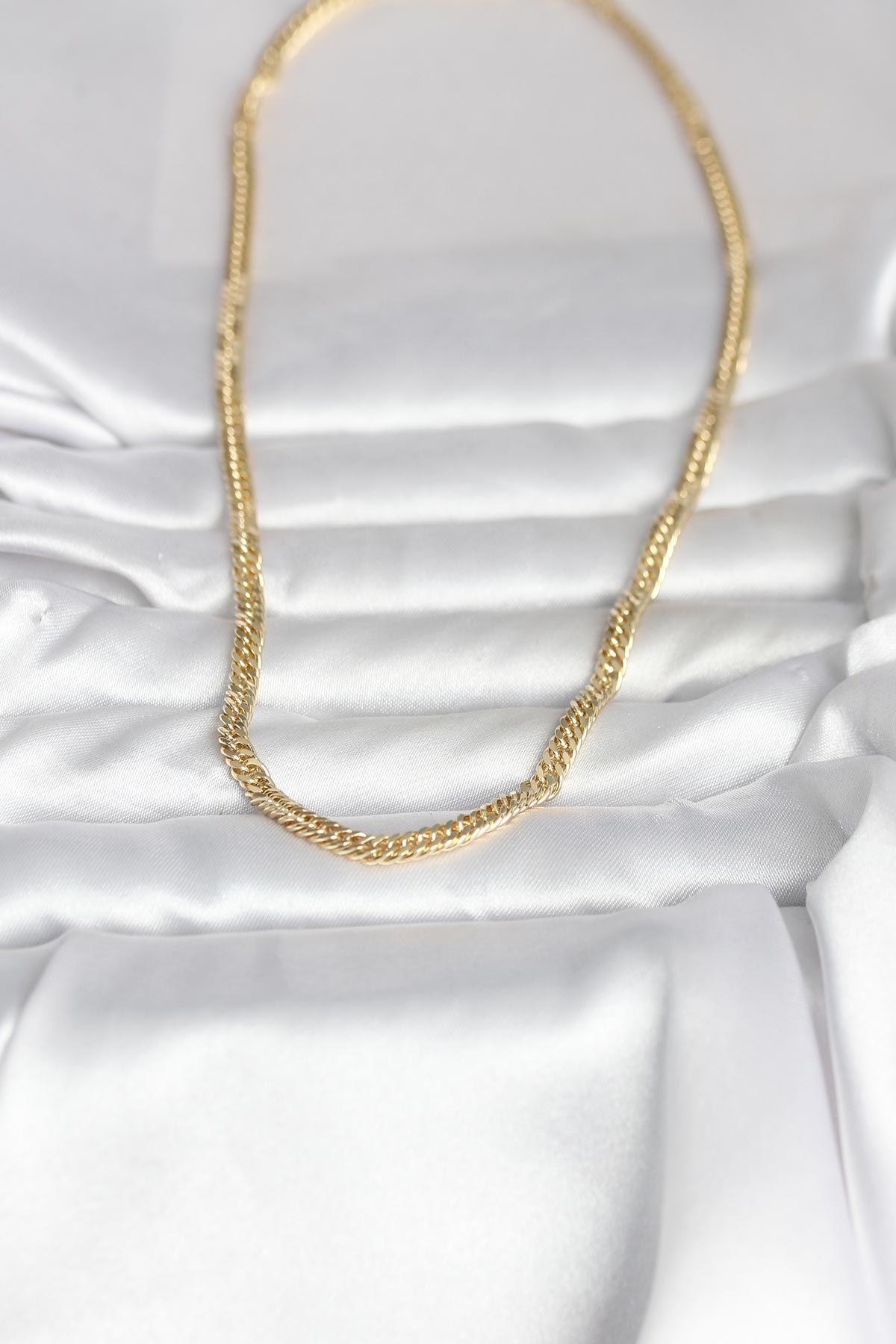 CM 14K Gold Renk Zincir Model 45 cm Kadın Kolye 5886 2 CM 14K Gold Renk Zincir Model 45 cm Kadın Kolye 5886 - Görsel 2