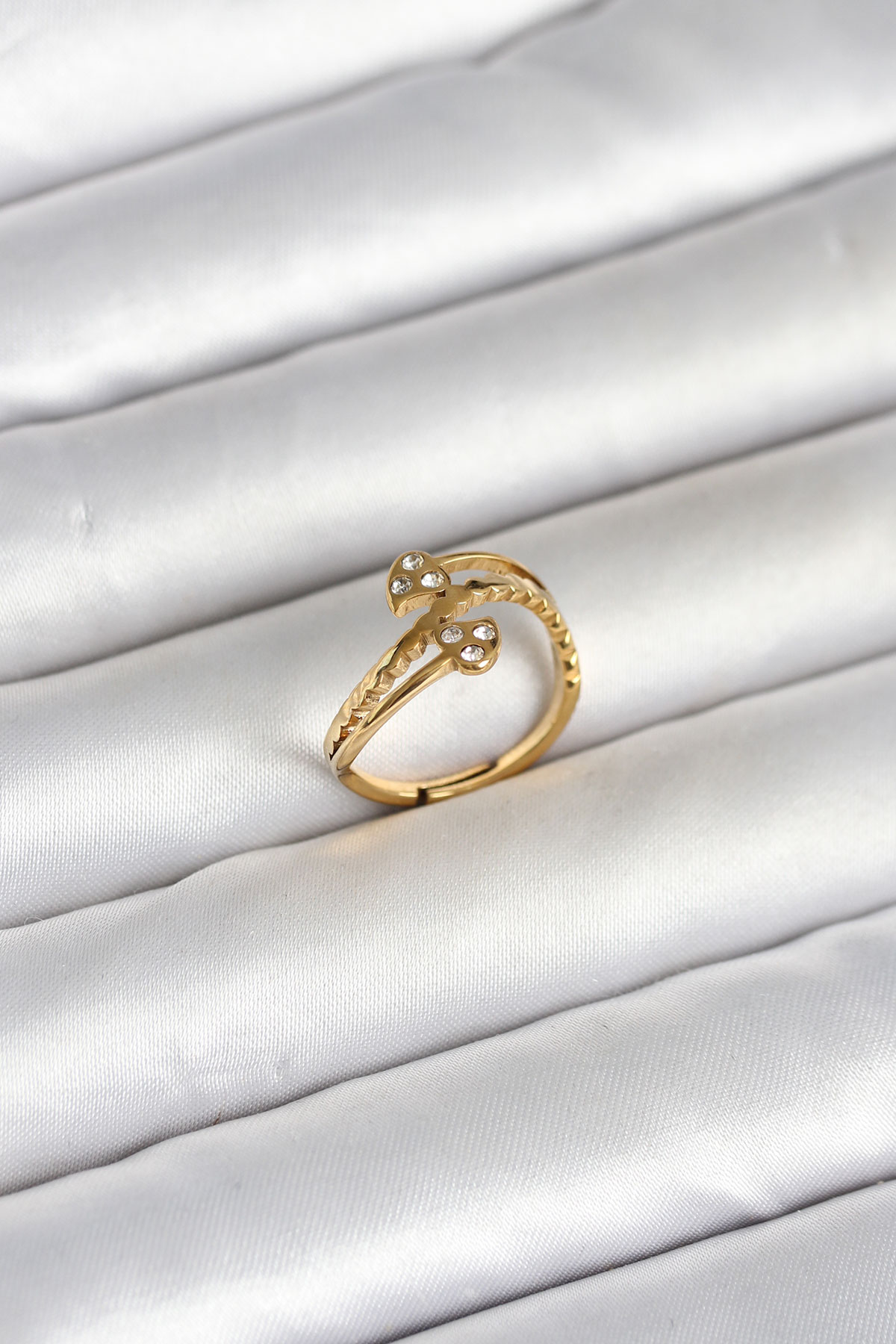 316L Çelik Gold Renk Zirkon Taşlı Kalp Model Kadın Yüzük 5886 1 316L Çelik Gold Renk Zirkon Taşlı Kalp Model Kadın Yüzük 5886