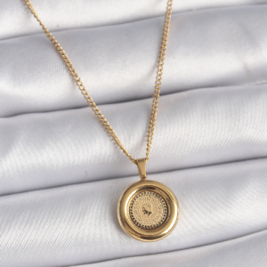 Haydiburaya 105 316L Çelik Gold Renk Zincir Gold Altın Model Kadın Kolye 5886