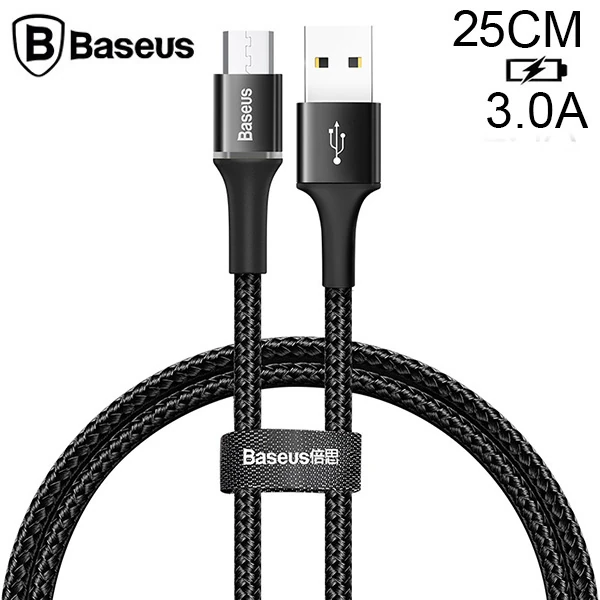Baseus halo Mikro Usb 3A Hızlı Şarj 0.25CM Kısa Power Bank için Şarj Kablosu-(5775) 2 Baseus halo Mikro Usb 3A Hızlı Şarj 0.25CM Kısa Power Bank için Şarj Kablosu-(5775) - Görsel 2