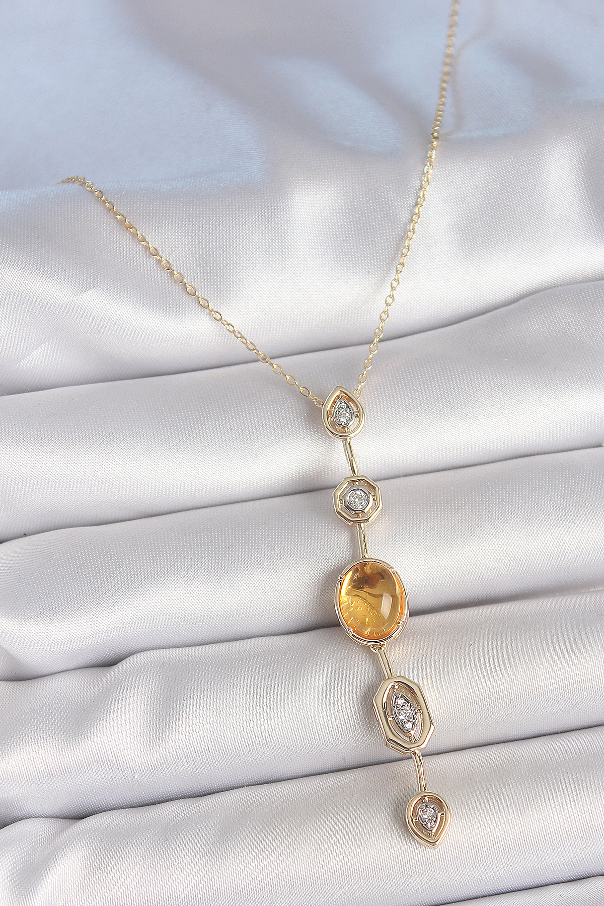 Pirinç Zincir Kehribar Sarı Gold Renk Zirkon Taşlı Y Kolye 5886 1 Pirinç Zincir Kehribar Sarı Gold Renk Zirkon Taşlı Y Kolye 5886