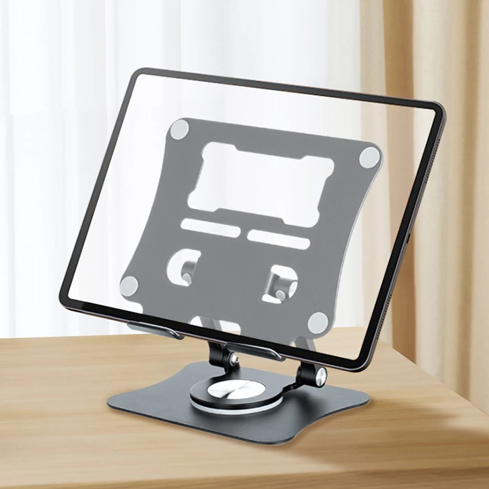ALLY G68 360° Dönebilen Metal Masaüstü Laptop Standı-(5775) 4 ALLY G68 360° Dönebilen Metal Masaüstü Laptop Standı-(5775) - Görsel 4