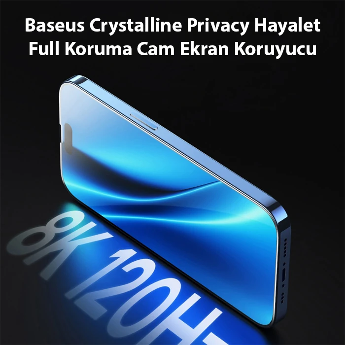 Baseus Crystalline iPhone 15 Privacy Hayalet Full Koruma Cam Ekran Koruyucu 2 Baseus Crystalline iPhone 15 Privacy Hayalet Full Koruma Cam Ekran Koruyucu - Görsel 2