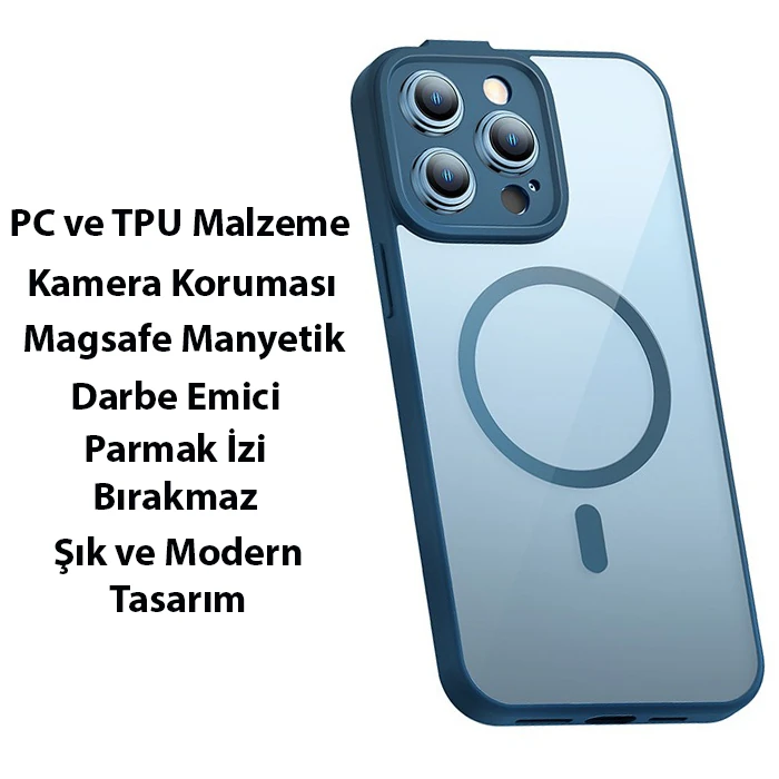 Baseus Frame Series iPhone 14 Pro 6.1 Kamera Koruyuculu Magsafe Kılıf + Tempered Ekran Koruyucu Set 4 Baseus Frame Series iPhone 14 Pro 6.1 Kamera Koruyuculu Magsafe Kılıf + Tempered Ekran Koruyucu Set - Görsel 4