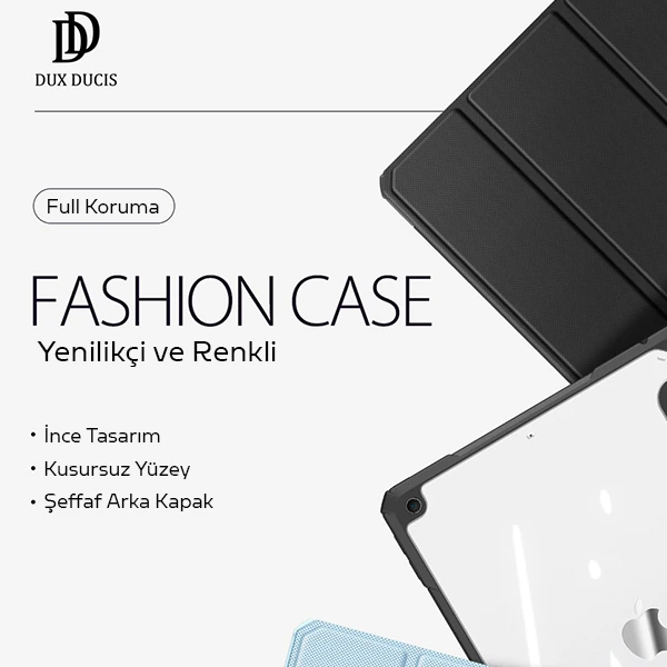 Dux Ducis iPad 7-8 -9 10.2 (201920202021) Kılıf Kalem Bölmeli Toby Series 4 Dux Ducis iPad 7-8 -9 10.2 (201920202021) Kılıf Kalem Bölmeli Toby Series - Görsel 4
