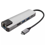 ALLY 5İN1 USB 3.1 Type C To HDMI 2xusb 3.0 RJ45 Ethernet Dönüştürücü Adaptör-(5775)
