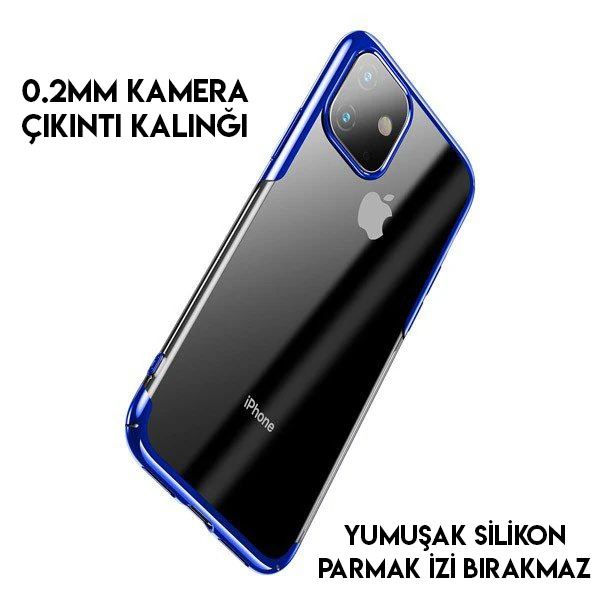 Baseus Glitter Case İPhone 11 Pro 5.8 Şeffaf Lüx Silikon Kılıf 4 Baseus Glitter Case İPhone 11 Pro 5.8 Şeffaf Lüx Silikon Kılıf - Görsel 4
