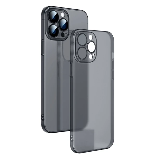 Ally iPhone 13 Pro Max 6.7inch Frosted Glass Şeffaf Kamera Korumalı Kılıf 2 Ally iPhone 13 Pro Max 6.7inch Frosted Glass Şeffaf Kamera Korumalı Kılıf - Görsel 2