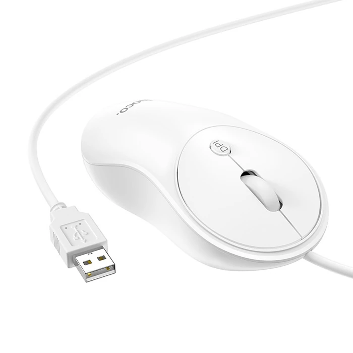 HOCO GM13 Bussines 1600DPI 4D Yüksek Hassasiyet Kablolu Optik Mouse 1 HOCO GM13 Bussines 1600DPI 4D Yüksek Hassasiyet Kablolu Optik Mouse