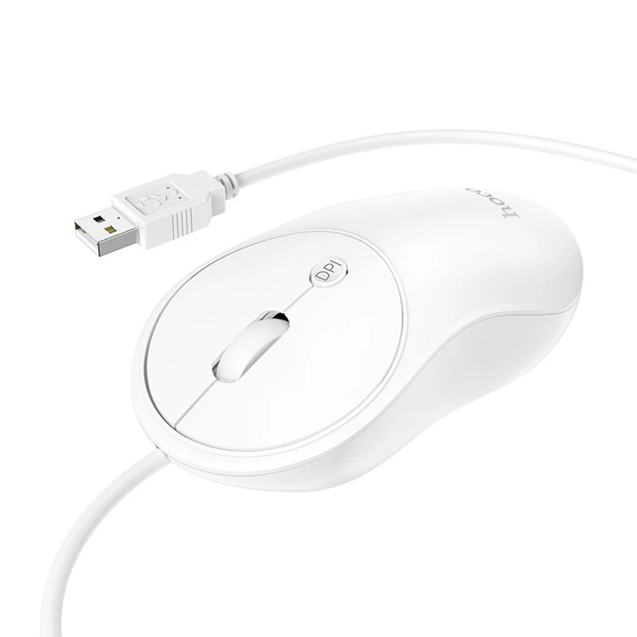 HOCO GM13 Bussines 1600DPI 4D Yüksek Hassasiyet Kablolu Optik Mouse 2 HOCO GM13 Bussines 1600DPI 4D Yüksek Hassasiyet Kablolu Optik Mouse - Görsel 2