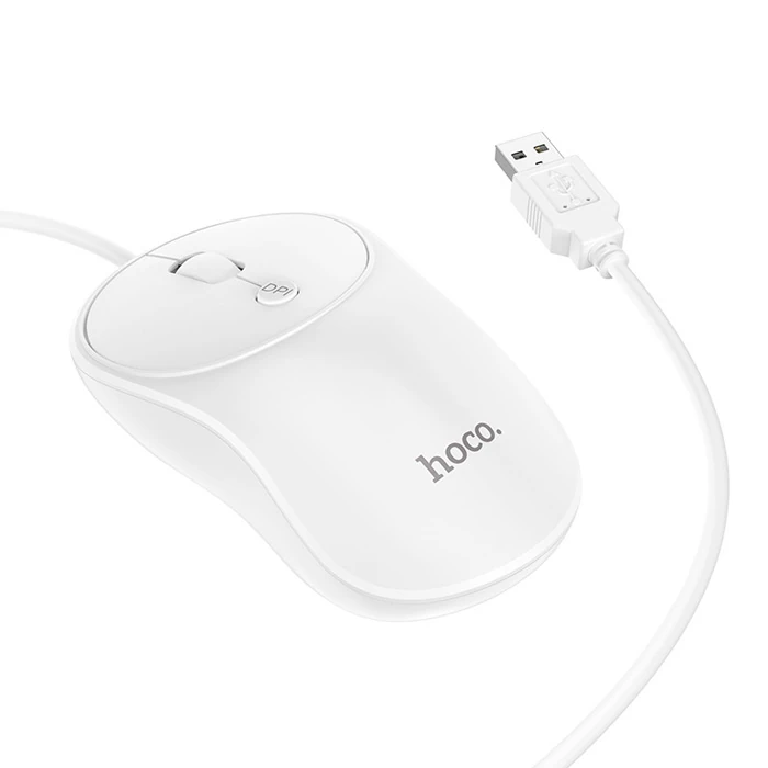 HOCO GM13 Bussines 1600DPI 4D Yüksek Hassasiyet Kablolu Optik Mouse 3 HOCO GM13 Bussines 1600DPI 4D Yüksek Hassasiyet Kablolu Optik Mouse - Görsel 3