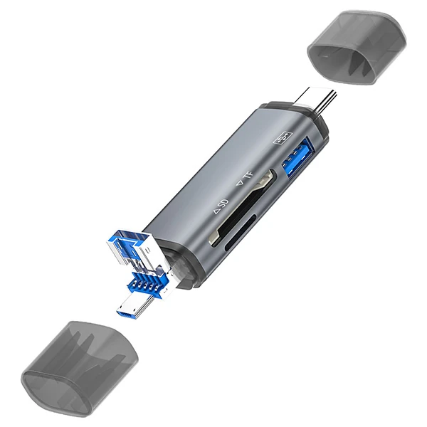 ALLY ADS-307 3 IN 1 USB + Micro USB + Type-c OTG Kart Okuyucu 1 ALLY ADS-307 3 IN 1 USB + Micro USB + Type-c OTG Kart Okuyucu