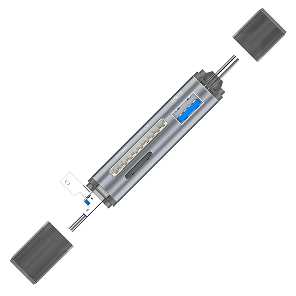 ALLY ADS-307 3 IN 1 USB + Micro USB + Type-c OTG Kart Okuyucu 4 ALLY ADS-307 3 IN 1 USB + Micro USB + Type-c OTG Kart Okuyucu - Görsel 4