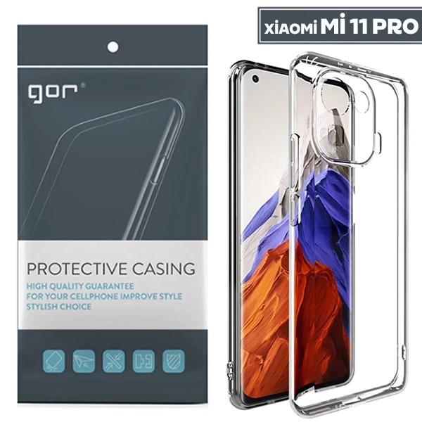 GOR Xiaomi Mi 11 Pro Kılıf Kamera Korumalı Şeffaf Silikon Kılıf 1 GOR Xiaomi Mi 11 Pro Kılıf Kamera Korumalı Şeffaf Silikon Kılıf
