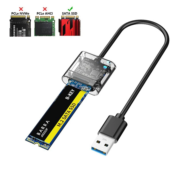 ALLY M.2 Sata USB 3.0 Gen1 SSD Harddisk Kutusu M.2 NGFF- JMS578-(5775) 3 ALLY M.2 Sata USB 3.0 Gen1 SSD Harddisk Kutusu M.2 NGFF- JMS578-(5775) - Görsel 3