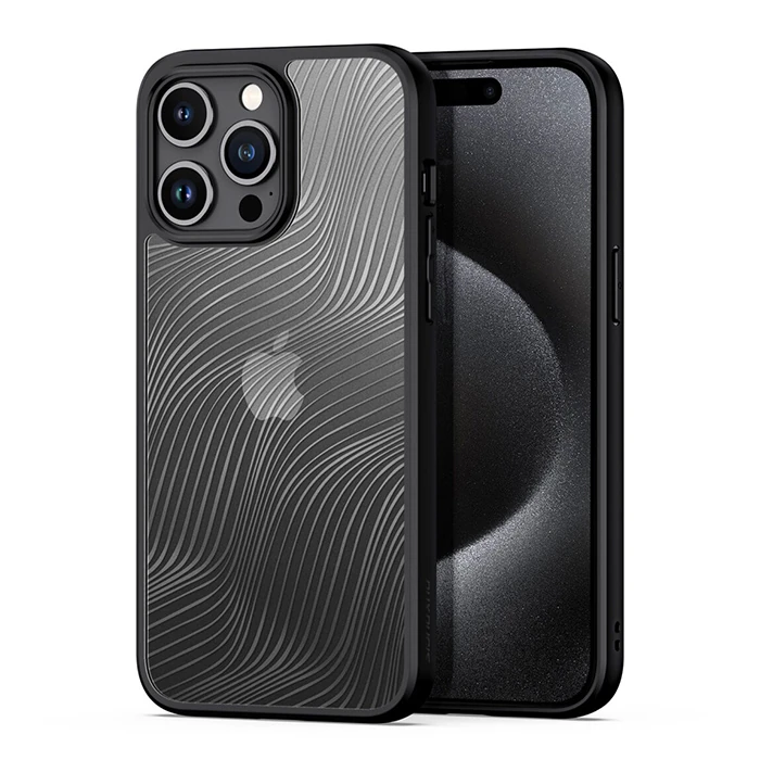 Dux Ducis iPhone 15 Pro Aimo Series Premium Buzlu Sert PC-TPU Kılıf-(5775) 1 Dux Ducis iPhone 15 Pro Aimo Series Premium Buzlu Sert PC-TPU Kılıf-(5775)