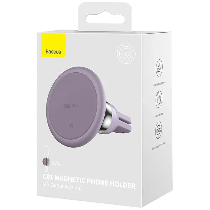 Baseus C01 Magnetic Air Vent Araç Havalandırma Tipi Telefon Tutucu-(5775) 4 Baseus C01 Magnetic Air Vent Araç Havalandırma Tipi Telefon Tutucu-(5775) - Görsel 4