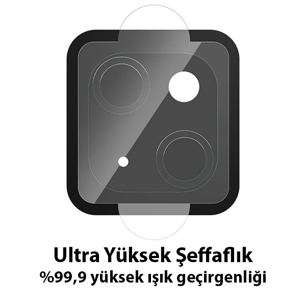 ALLY İPhone 14 Tempered Glass Cam Kamera Koruyucu 4 ALLY İPhone 14 Tempered Glass Cam Kamera Koruyucu - Görsel 4