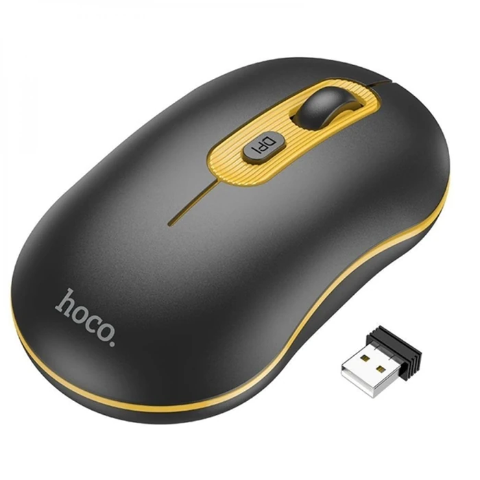HOCO GM21 Platinium 1600dPi 2.4G Bluetooth Kablosuz Optik Mouse-(5775) 2 HOCO GM21 Platinium 1600dPi 2.4G Bluetooth Kablosuz Optik Mouse-(5775) - Görsel 2