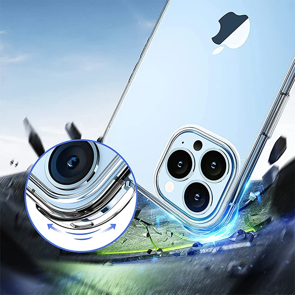 iPhone 13 Pro 6.1inç Anti-Drop Shockproof Darbe Emici Silikon Kılıf 2 iPhone 13 Pro 6.1inç Anti-Drop Shockproof Darbe Emici Silikon Kılıf - Görsel 2