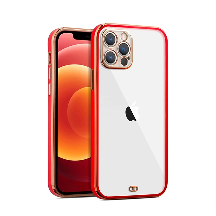 iPhone 12 Pro Max 6.7inç Gold Çerçeve Kamera Korumalı Bumper Kılıf 1 iPhone 12 Pro Max 6.7inç Gold Çerçeve Kamera Korumalı Bumper Kılıf