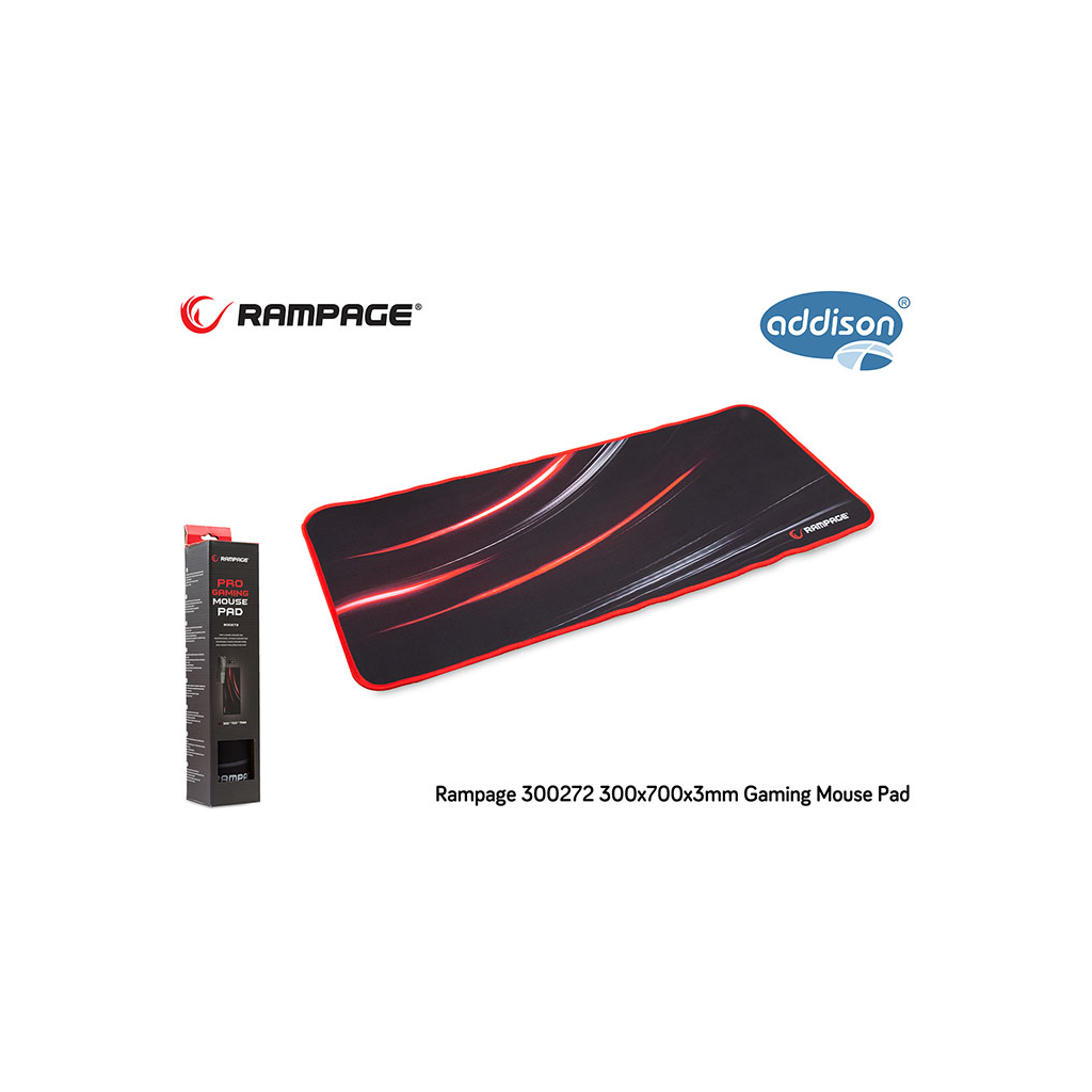 Rampage 300272, 300x700x3mm, Gaming, MOUSE PAD (Siyah)(1923) 4 Rampage 300272, 300x700x3mm, Gaming, MOUSE PAD (Siyah)(1923) - Görsel 4